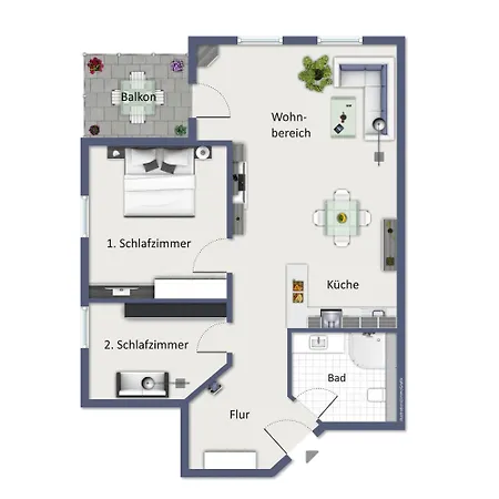 아파트 Ulmenschloesschen 09 *